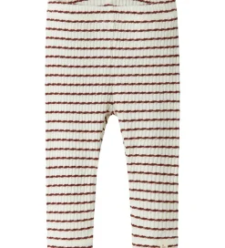 Lil' Atelier Leggings - Rib - NbfOsophia - Hot Chocolate