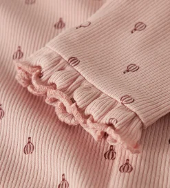 Lil' Atelier Leggings - Slim Rib - NbfGago - Cameo Rose