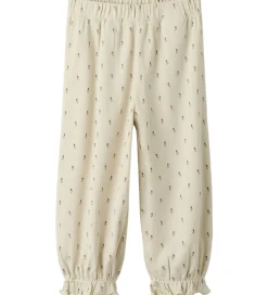 Lil' Atelier Nattøj - 2-delt - Rib - NmfGago - Turtledove/Floral