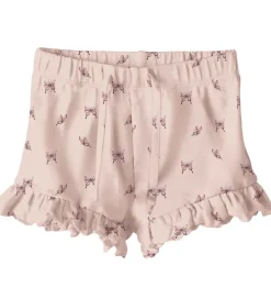Lil' Atelier Shorts - NbfGayo - Peach Blush/Butterfly