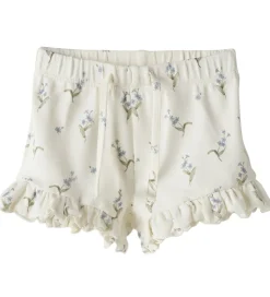 Lil' Atelier Shorts - NbfGayo - Coconut Milk/Forget Me Not
