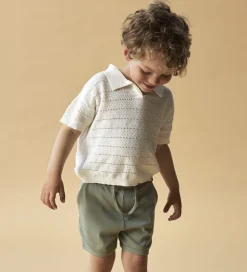 Lil' Atelier Shorts - Rib - NmmGago - Seagrass