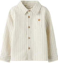 Lil Atelier Skjorte - NmmFelixo - Turtledove/Sepia Tint