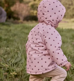 Lil' Atelier Vinterjakke - NbfLasnow05 - Misty Rose/Ladybug