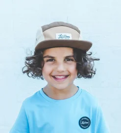 Lil' Boo Copenhagen Kasket - Block Brown 5-Panel - Brun