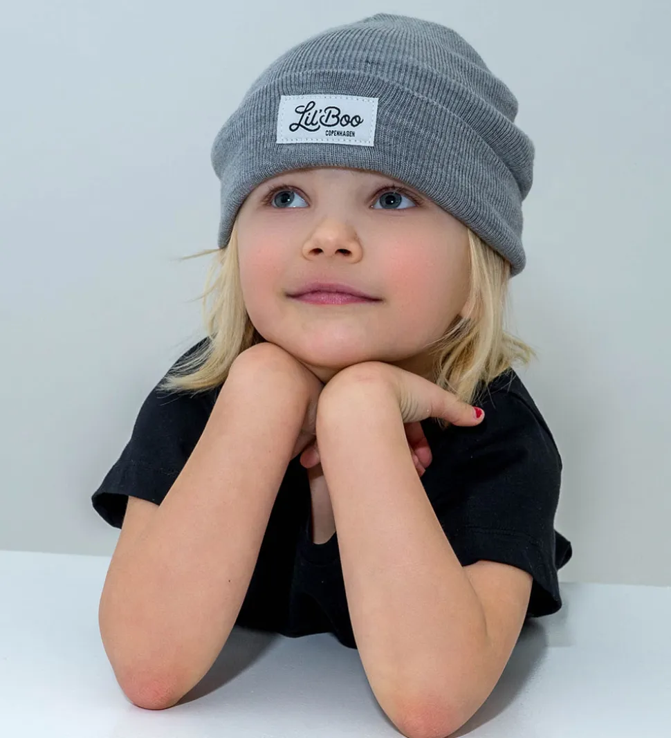 Lil'Boo Copenhagen Hue - Strik - Merino - Light Grey