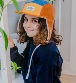 Lil'Boo Copenhagen Kasket - Corduroy - Yellow/Brown/Blue