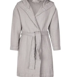 Lille Kanin Badekåbe - Musselin - Brown Smoke