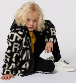 Little Marc Jacobs Fleecejakke - Sort/Hvid