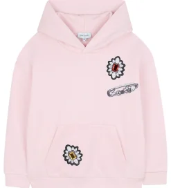 Little Marc Jacobs Hættetrøje - Rosa m. Blomster/Sten