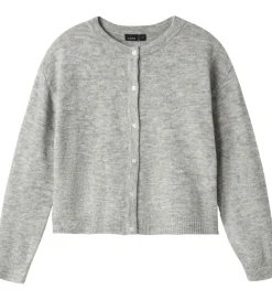 LMTD Cardigan - Strik - Noos - NlfLodet - Light Grey Melange/14-