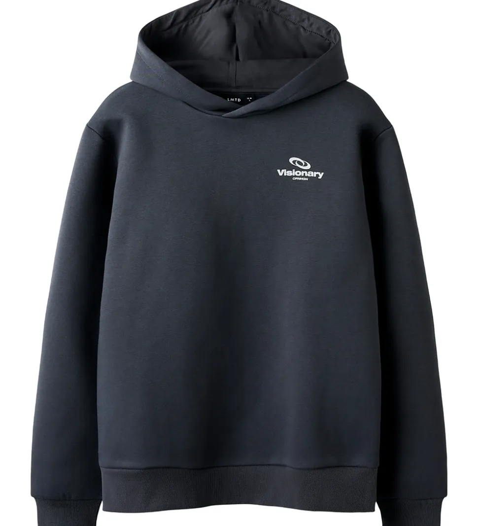 LMTD Hættetrøje - NlnHebra - Asphalt m. Print