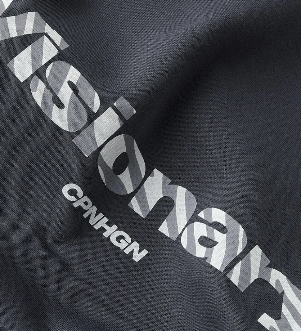 LMTD Hættetrøje - NlnHebra - Asphalt m. Print