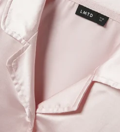 LMTD Pyjamas Set - Satin - NlfNightys - Crystal Pink