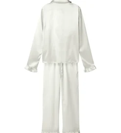 LMTD Pyjamas Set - Satin - NlfNightys - White Alyssum