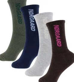 Mads Nørgaard Strømper - Sock Box Logo Step up - 4-pak - Multi
