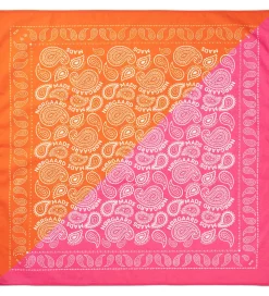 Mads Nørgaard Tørklæde - 55x55 cm - Pink/Orange