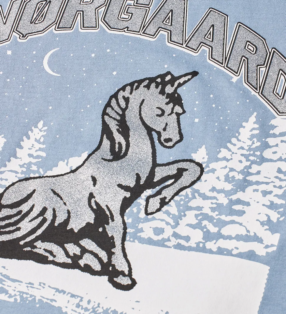 Mads Nørgaard T-shirt - Tuvina - Faded Denim