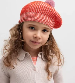 MarMar Baret - Strik - Uld/Bomuld - Alexo - Tomato Stripe