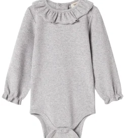 MarMar Body l/æ - Rib/Modal - Brandine - Light Grey Melange