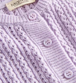 MarMar Cardigan - Totti - Uld/Bomuld - Amethyst