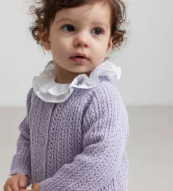 MarMar Cardigan - Totti - Uld/Bomuld - Amethyst