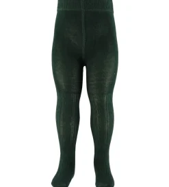 MarMar Strømpebukser - Cable - Dark Leaf