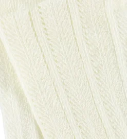 MarMar Strømpebukser - Hulmønster - Pointelle - Gentle White