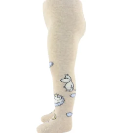 MarMar Strømpebukser - Jacquard - Moomin - Beige Meleret