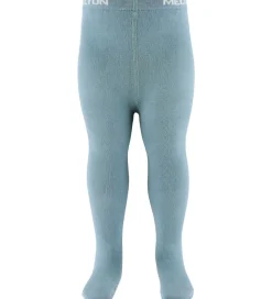 Melton Strømpebukser - Faded Denim