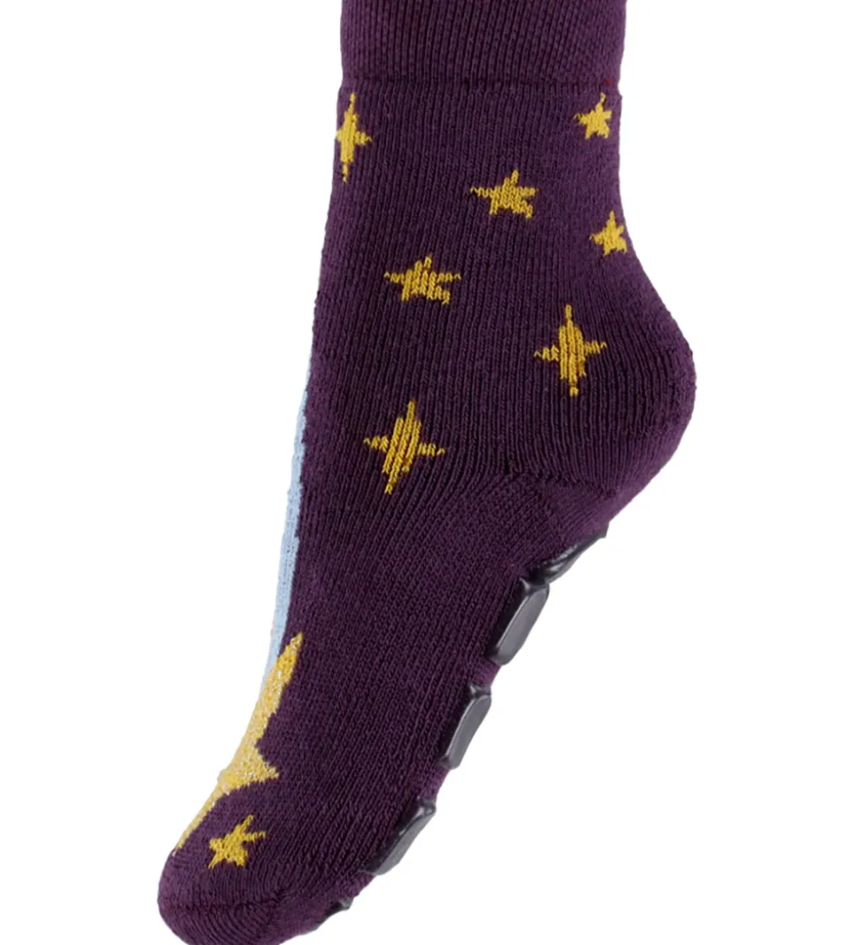 Melton Strømper - ABS - Shooting Star - Hortensia