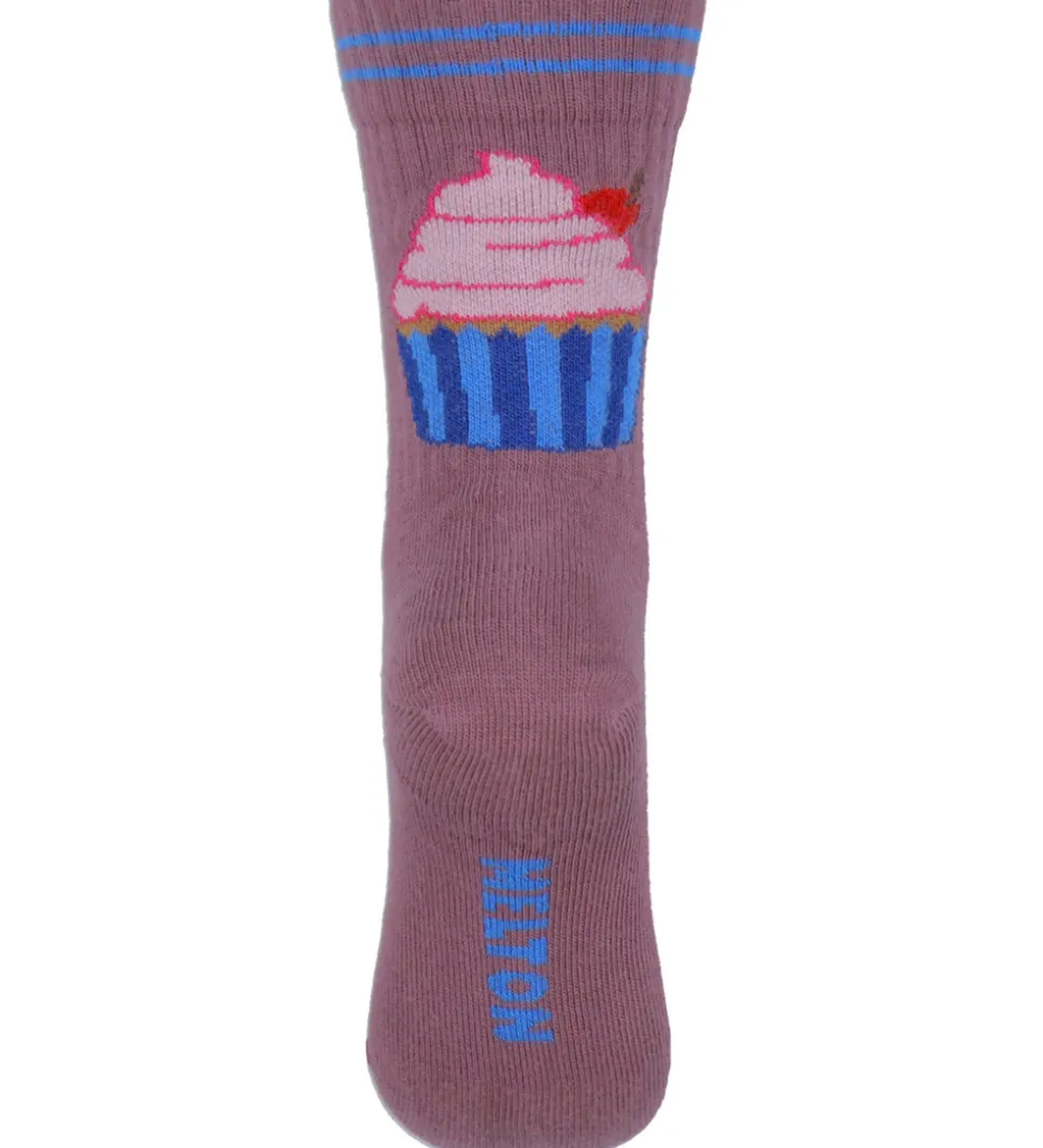 Melton Strømper - Cupcake - Grape Shake