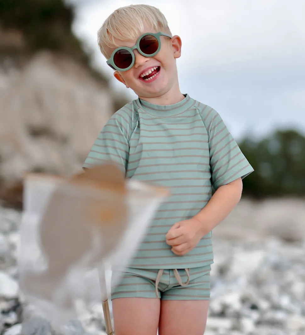 Mikk-Line Badebukser - UV50+ - Green Bay m. Striber