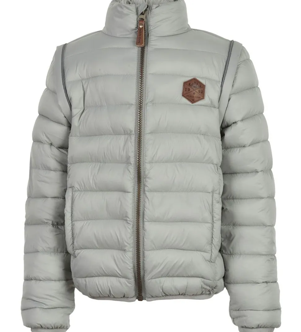 Mikk-Line Dynejakke/Vest - 2-i-1 - Neutral Gray