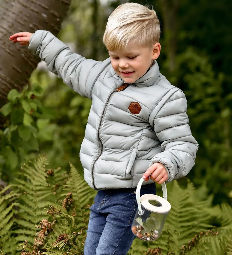 Mikk-Line Dynejakke/Vest - 2-i-1 - Neutral Gray