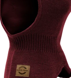 Mikk-Line Elefanthue - Strik - Uld/Akryl - 2-lags - Rum Raisin