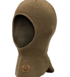 Mikk-Line Elefanthue - Strik - Uld/Akryl - 2-lags - Chocolate Ch