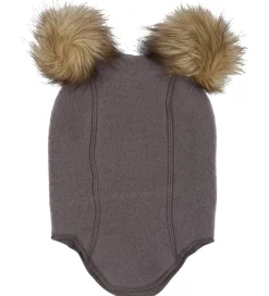 Mikk-Line Elefanthue - Uld - 1-lags - Sparrow m. Kvaster