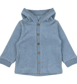 Mikk-Line Fleecetrøje - Faded Denim Melange