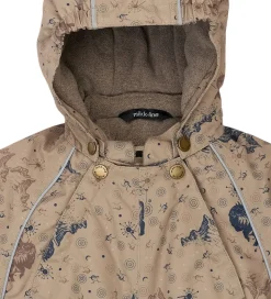 Mikk-Line Flyverdragt - Forest - Coriander m. Print