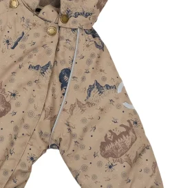 Mikk-Line Flyverdragt - Forest - Coriander m. Print