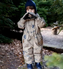 Mikk-Line Flyverdragt - Forrest - Coriander m. Print