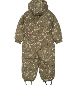 Mikk-Line Flyverdragt - Forrest - Burnt Olive m. Print