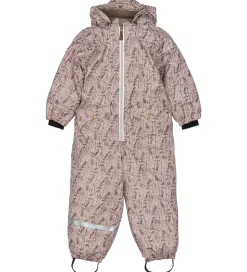 Mikk-Line Flyverdragt - PU - Recycled - Cloud Gray m. Print