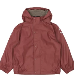 Mikk-Line Regntøj m. Fleece/Seler - PU - Recycled - Apple Butter