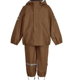 Mikk-Line Regntøj m. Seler - PU - Recycled - Rubber
