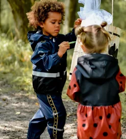 Mikk-Line Regntøj m. Seler - PU - Blue Nights m. Politi