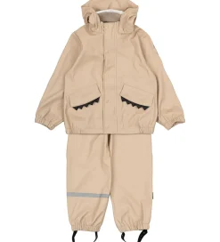 Mikk-Line Regntøj m. Seler - PU - Animal - Doeskin