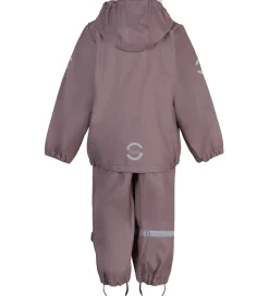 Mikk-Line Regntøj m. Seler - PU - Recycled - Twilight Mauve