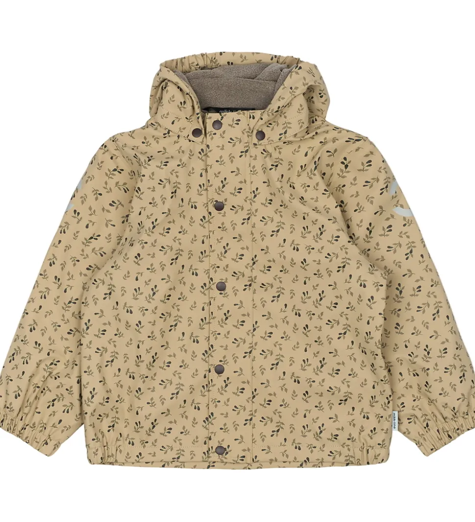 Mikk-Line Regntøj m. Seler/Fleece - PU - Cornstalk